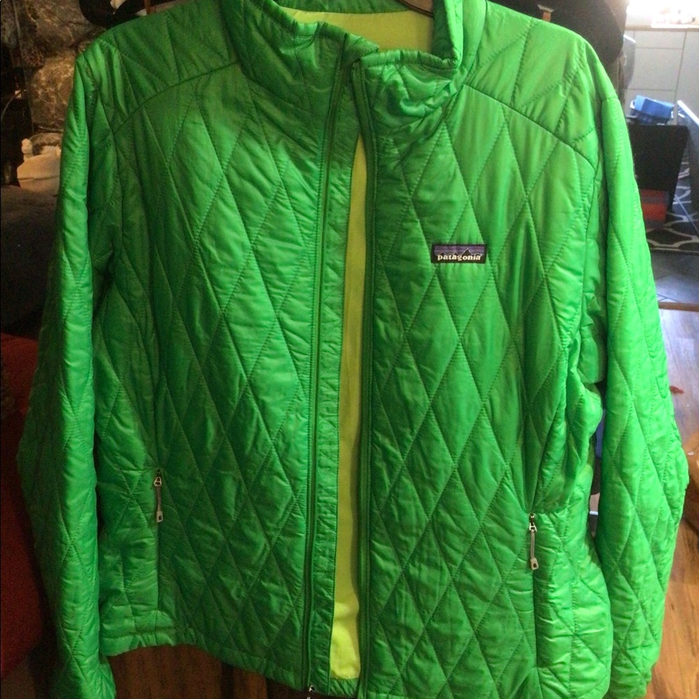 Patagonia NanoPuff Diamond quilted green jacket XL “Womens”